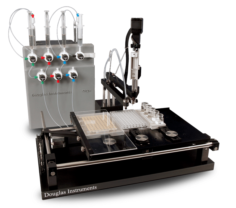 Oryx4 LCP protein crystallization robot for lipidic cubic phase dispensing, sitting drop and microbatch screening